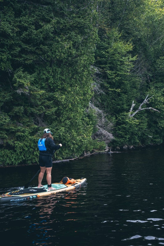 Athabasca S 12'6 Green Inflatable Paddle board - The Wild Tribe
