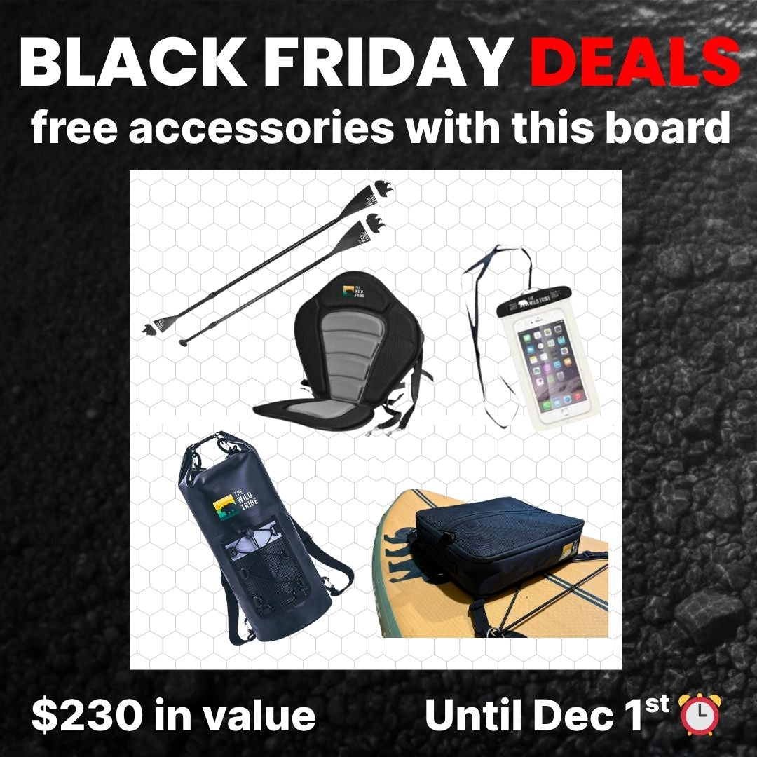 Sequoia XL 11' Green Inflatable Paddle board - The Wild Tribe