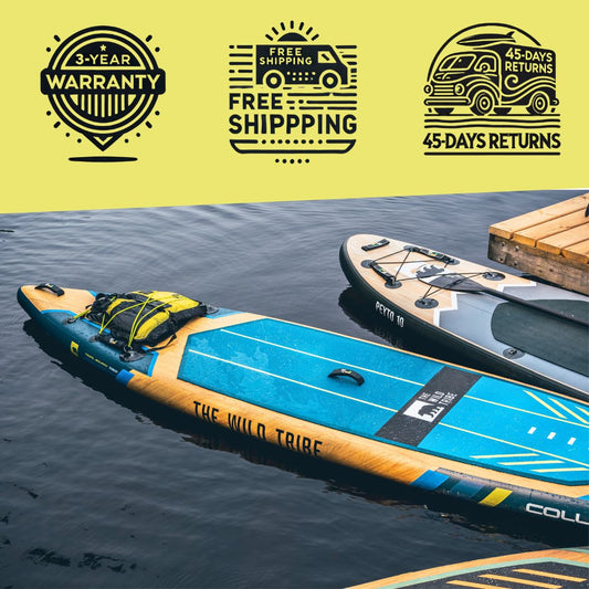 Columbia S 12'6 Green Inflatable Paddle board (Hybrid Carbon Paddle + Bag with Wheels) - The Wild Tribe