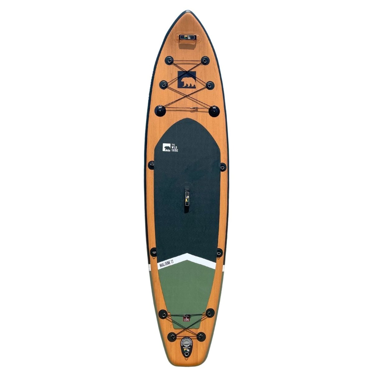 Maligne 11 Green (2024): Enhanced Stability Inflatable Paddle Board 11 feet - The Wild Tribe