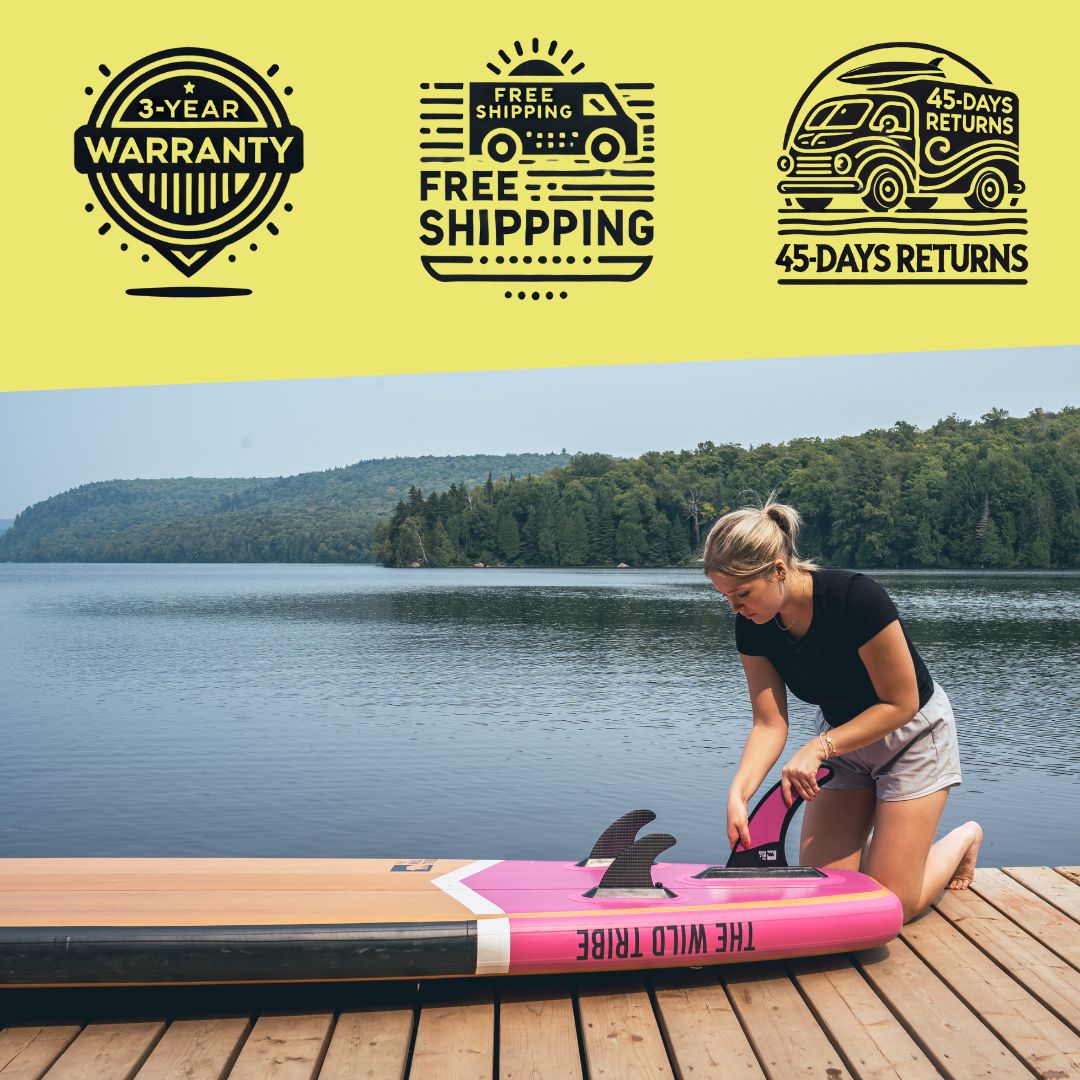 Maligne 11' Inflatable Paddle Board - Carbon Paddle & 20PSI - The Wild Tribe