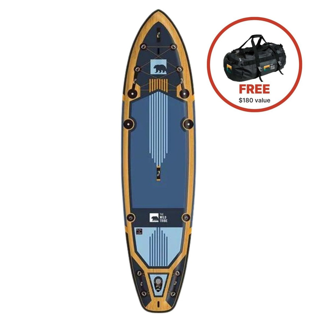 Sequoia Blue 11' Inflatable Paddle board - The Wild Tribe